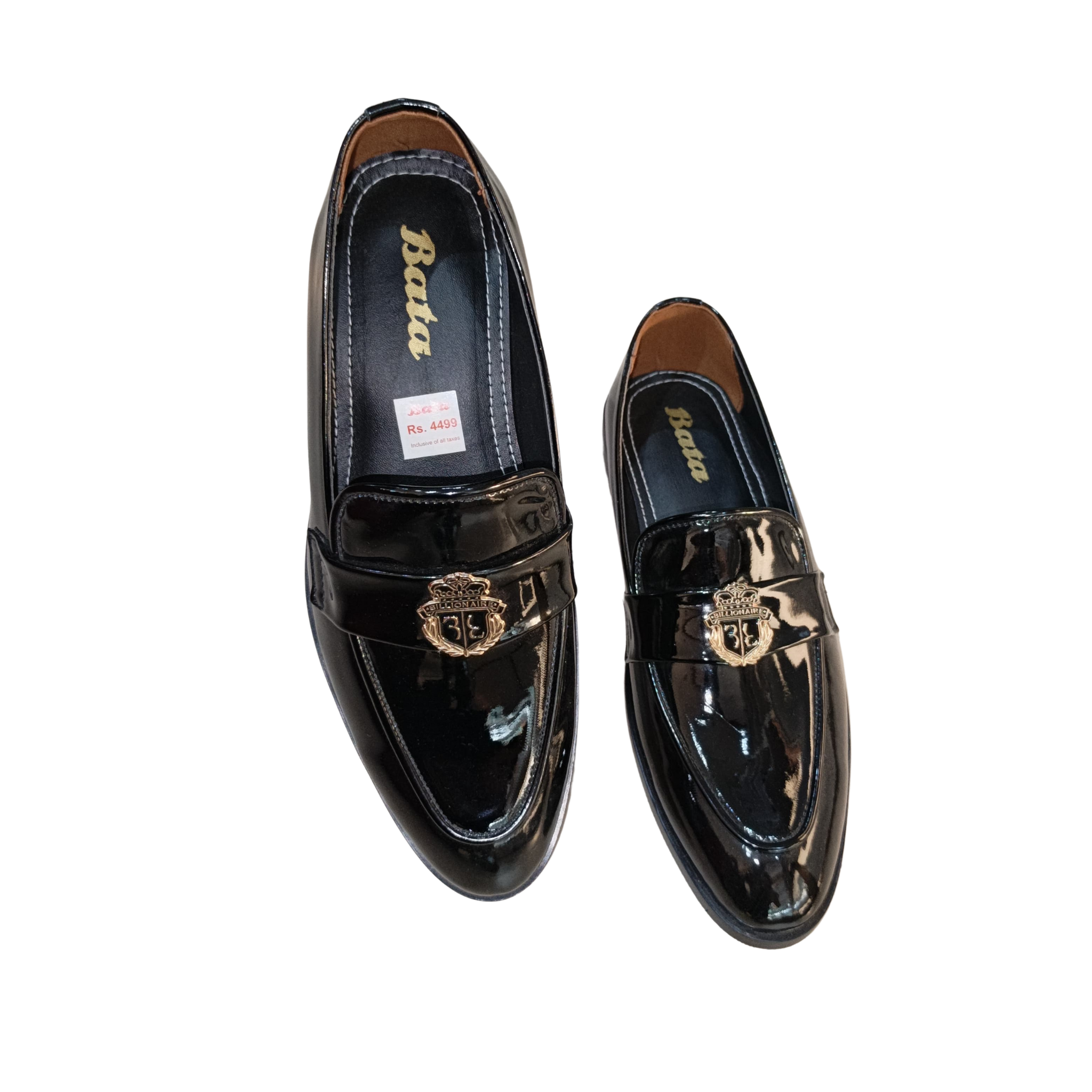 Black loafers